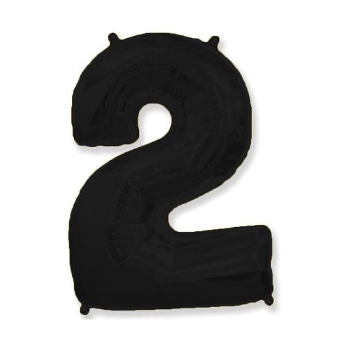 Кликните для увеличения изображения Фольга чорна цифра 2 (Flexmetal) (в інд.уп)