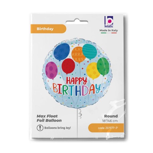 Кликните для увеличения изображения Фольга HB Кульки в небі коло (в інд. уп.) Grabo