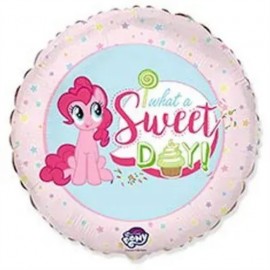 Перейти на страницу товара Фольга коло Поні Пінкі Пай what a sweet day Flexmetal