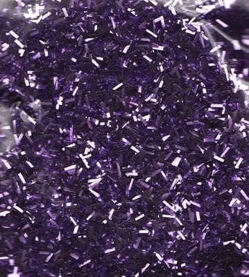 Кликните для увеличения изображения Стружка для декорування Фіолетова (1*5 мм - 20 грам)