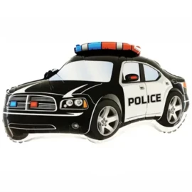 Перейти на страницу товара Фольгована фігура велика Police - поліцейський автомобіль (Grabo)