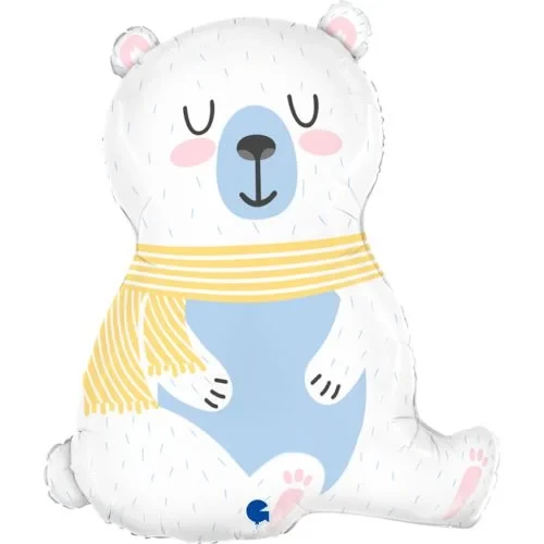 Кликните для увеличения изображения Фольгована фігура Полярний ведмедик (в інд. уп.) Grabo G72108-P