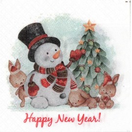 Перейти на страницу товара Серветки новорічні