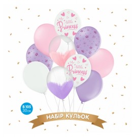 Перейти на страницу товара Набір латексних куль ТМ Sharoff (Little princess) (10 шт/уп)