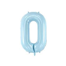 Перейти на страницу товара Фольгована цифра 0 Блакитна Partydeco