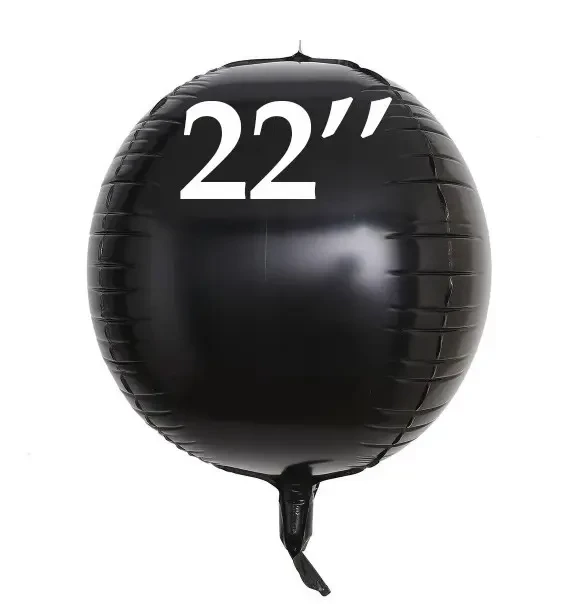 Кликните для увеличения изображения Фольга 3D сфера чорний (22
