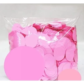 Перейти на страницу товара Конфетті коло 50 грамм рожевий 35 мм