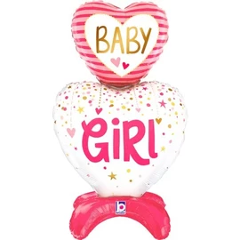 Перейти на страницу товара Фольгована фігура Стояче серце Baby Girl (в інд. уп.) Grabo