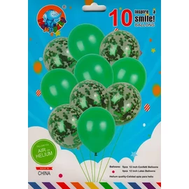 Перейти на страницу товара Набір латексних кульок Party Balloon Зелений 10 шт (Китай) (в індив. упаковці)
