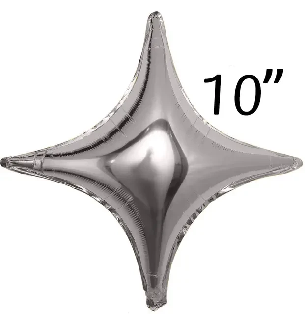 Кликните для увеличения изображения Фольга Зірка чотирикутна 10