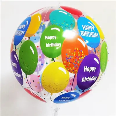 Кликните для увеличения изображения Фольга 3D сфера Happy Birthday Кулі Китай (22