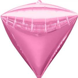 Фольга 3D Діамант рожевий (24