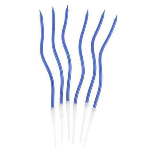 Кликните для увеличения изображения Свічки виті Металік рожеве золото(6 шт)