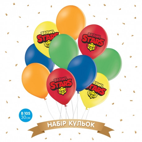 Кликните для увеличения изображения Набір латексних куль ТМ Sharoff (Brawl stars) (10 шт/уп)