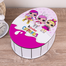 Перейти на страницу товара Коробка декоративна овальна