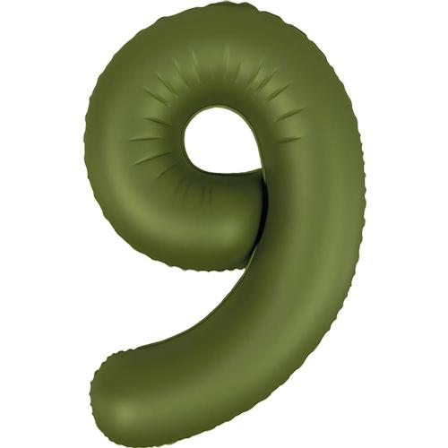Кликните для увеличения изображения Фольга Оливкова Slim Matte Olive Green цифра 9 (Flexmetal) (в інд.уп)