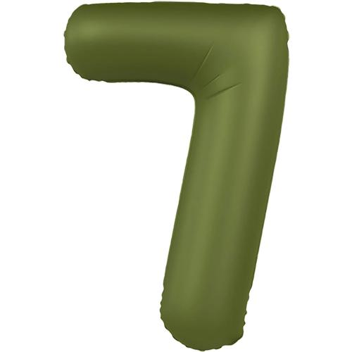 Кликните для увеличения изображения Фольга Оливкова Slim Matte Olive Green цифра 7 (Flexmetal) (в інд.уп)