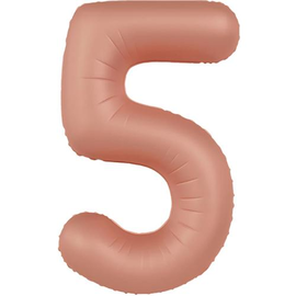 Перейти на страницу товара Фольга Димчасто рожева Slim Matte Vintage Rose цифра 5 (Flexmetal) (в інд.уп)