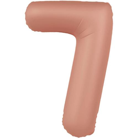 Перейти на страницу товара Фольга Димчасто рожева Slim Matte Vintage Rose цифра 7 (Flexmetal) (в інд.уп)