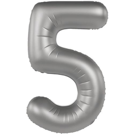 Перейти на страницу товара Фольга Платинова Slim Matte Moonlight Silver цифра 5 (Flexmetal) (в інд.уп)