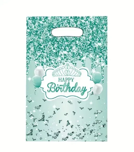 Кликните для увеличения изображения Пакет дитячий (маленький) HB корона тіффані 16*25 см (10шт/уп)