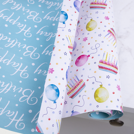 Перейти на страницу товара Папір подарунковий двосторонній