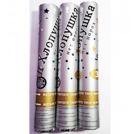 Перейти на страницу товара Хлопушка пневматическая 30 см (Нет пороха)