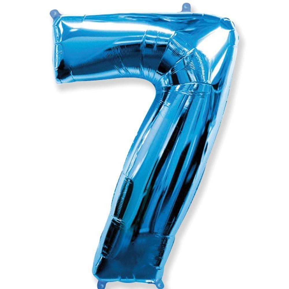 Кликните для увеличения изображения Фольга синяя цифра 7 (Flexmetal) (в инд.уп)
