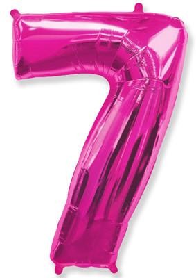 Кликните для увеличения изображения Фольга фуксия цифра 7 (Flexmetal) (в инд.уп) (в инд.уп)