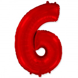 Перейти на страницу товара Фольга красная цифра 6 (Flexmetal) (в инд.уп)