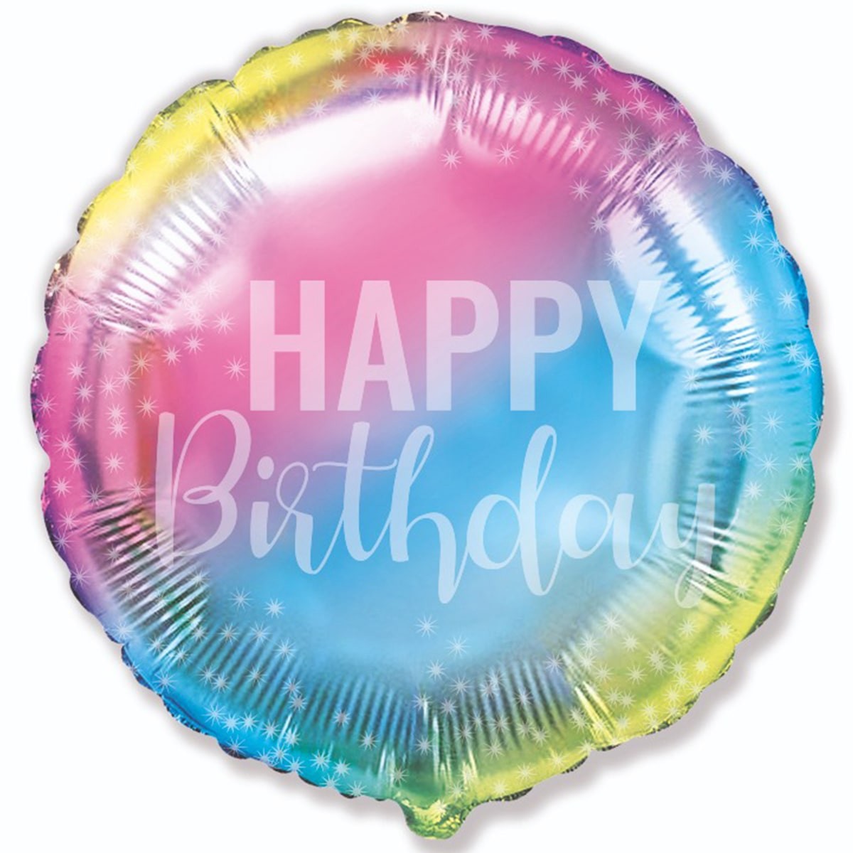 Кликните для увеличения изображения Фольга Happy birthday Градиент Flexmetal