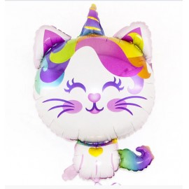 Перейти на страницу товара Фольга Кішка - Єдиноріг в інд. уп. 80х54см Китай T-113