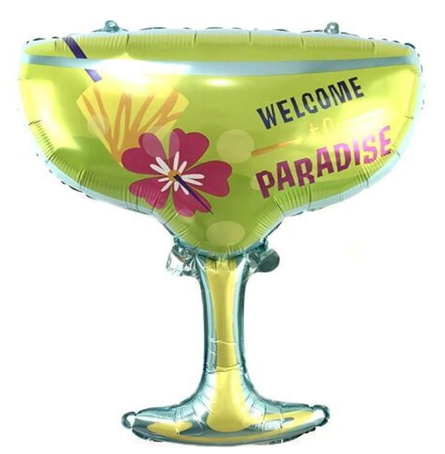 Кликните для увеличения изображения Фольгована фігура велика Келих коктейлю в інд.уп. (Китай)