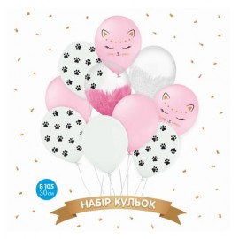 Перейти на страницу товара Набір латексних куль ТМ Sharoff (Кішечка з лапками) (10 шт/уп)