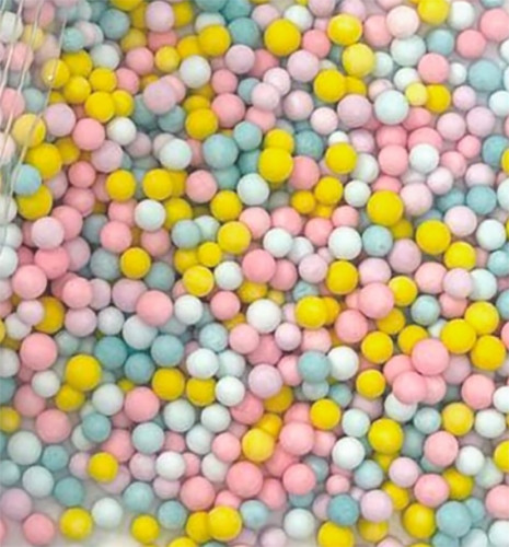 Пінопластові кульки 2-3 мм (Макарун асорті) 1л