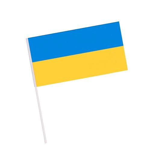 Прапорець України (двосторонній 9,5*21 см)