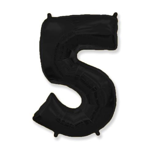 Фольга чорна цифра 5 (Flexmetal) (в інд.уп)