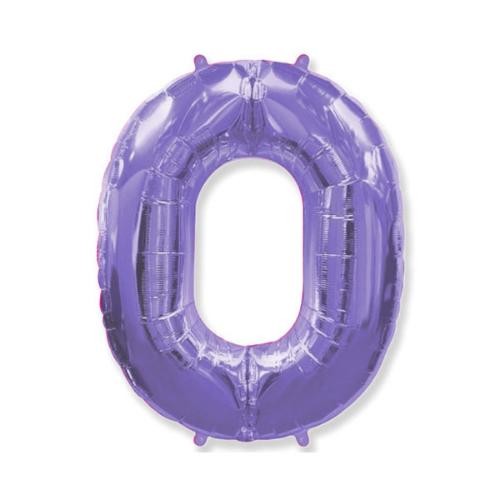 Фольга бузкова цифра 0 (Flexmetal) (в інд.уп)