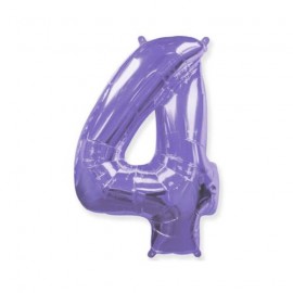 Фольга бузкова цифра 4 (Flexmetal) (в інд.уп)