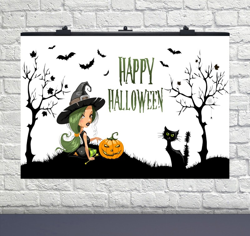 Плакат на день народження Happy Halloween (75х120 см)