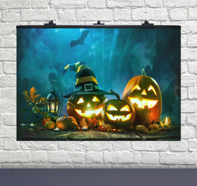 Плакат на день народження Halloween тыквы (75х120 см)