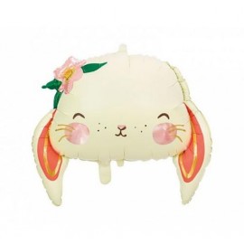 Фольгована фігура велика Кролик з вушками Partydeco