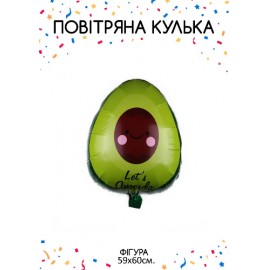 Перейти на страницу товара Фольгована фігура Авокадо (Китай) (в інд. уп.)