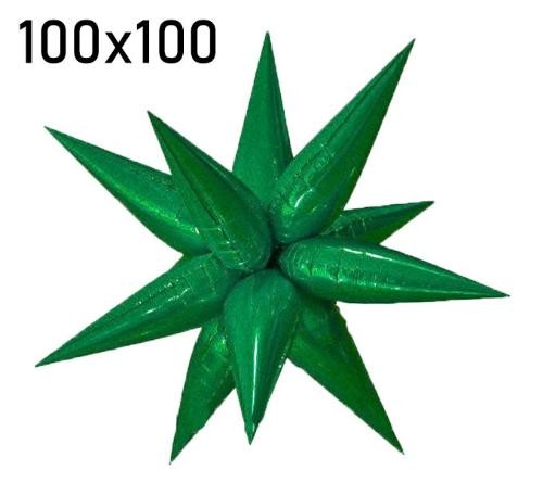 Фольга 3D Їжак Зелений (складовий) (100*100 см) Китай