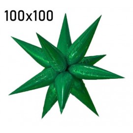 Фольга 3D Їжак Зелений (складовий) (100*100 см) Китай