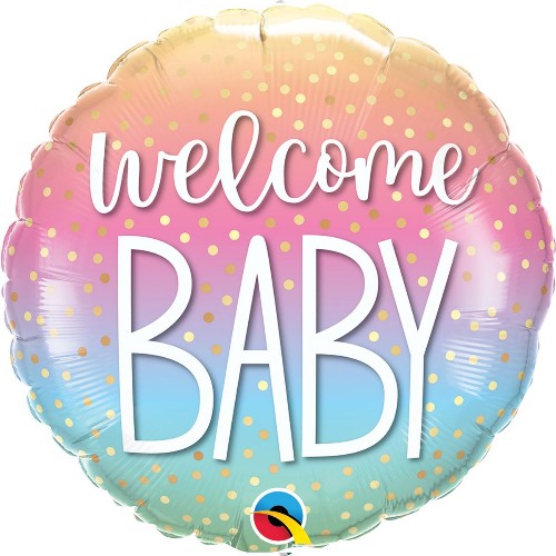 Фольга Welcome Baby конфеті Qualatex