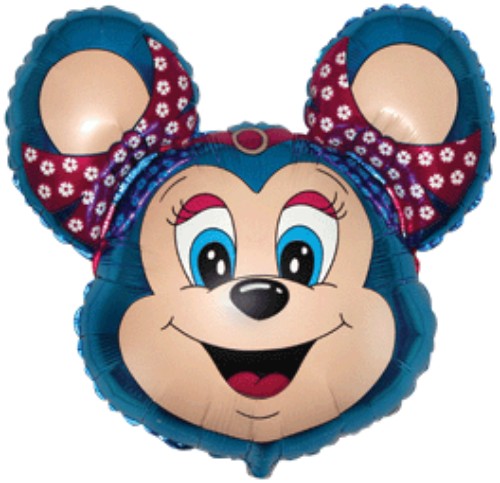 Фольгована фігура велика Лолі Маус синя Flexmetal (в Інд. уп.)