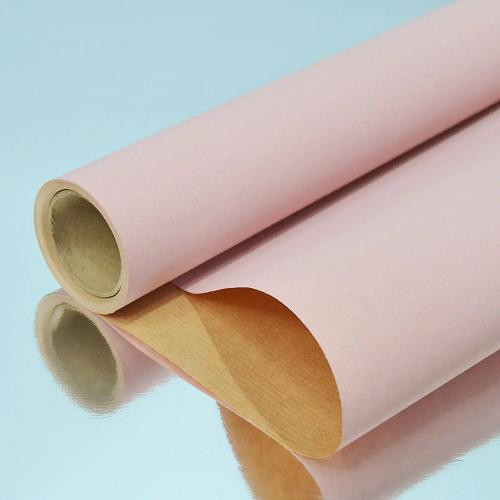 Папір флористичний крафт двосторонній Пудровий