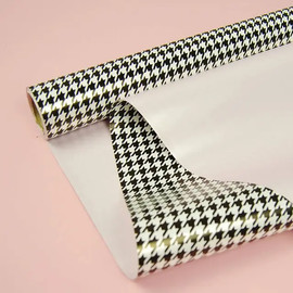 Флористична плівка двостороння Premium Perla Лапки Пудра