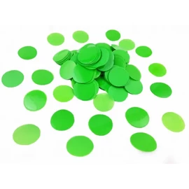Конфетті коло 50 грамм зелений 12 мм
